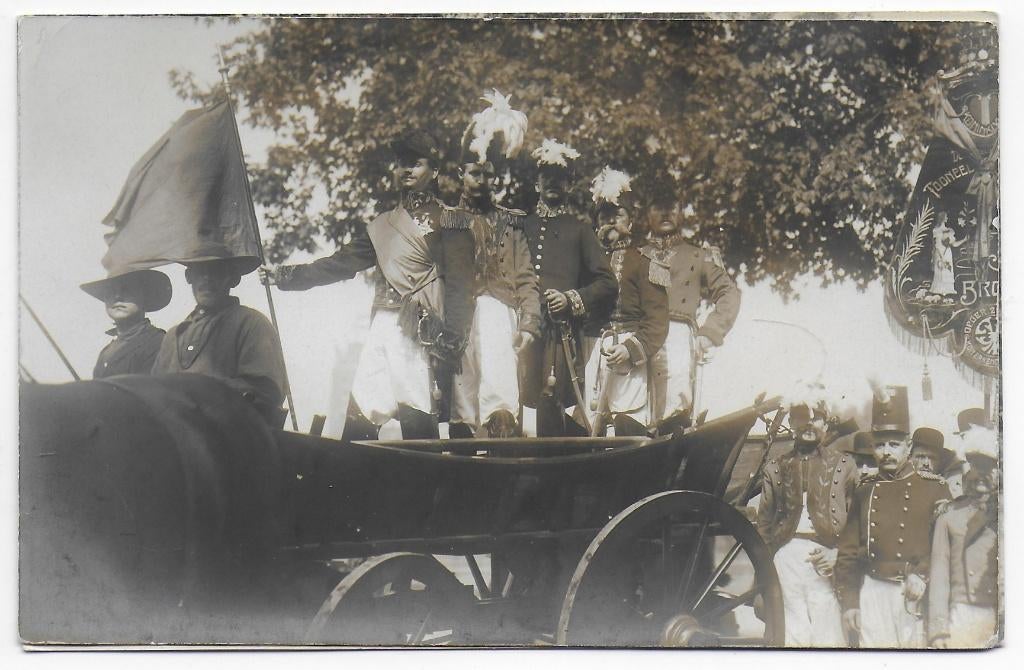 Militaire optocht ongelopen ansichtkaart (B7174), Ophalen of Verzenden, 1920 tot 1940, Ongelopen