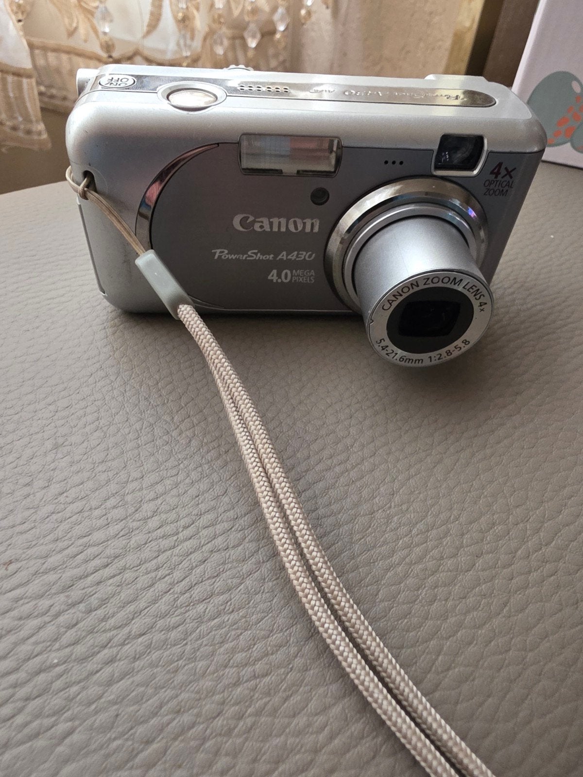 Canon PowerShot A430 Compactcamera - Zilver, Gebruikt, Canon, Compactcamera, 4 t/m 7 keer