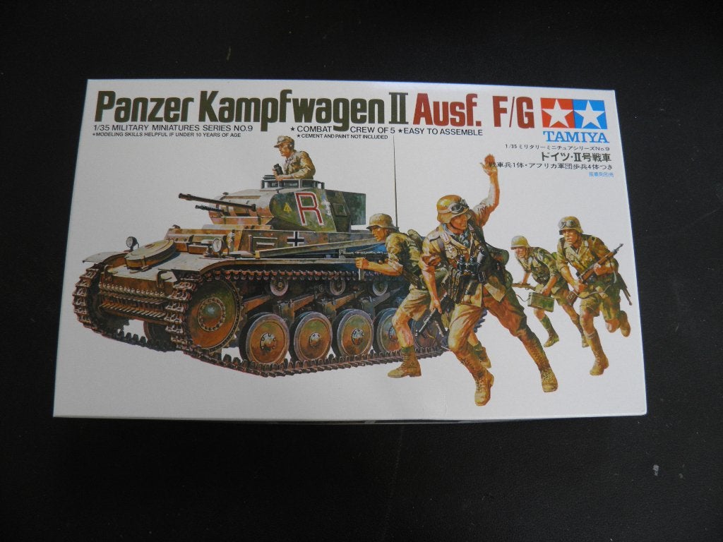 Tamiya German panzer II WOII 1/35, Tank, 1:32 tot 1:50, Nieuw, Ophalen of Verzenden