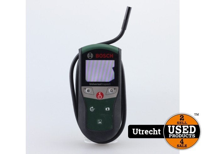 Bosch UniversalInspect Inspectiecamera Incl Etui Nieuwstaat, Bosch, Zo goed als nieuw, Support@bosch.com, Robert Bosch GmbH
Robert-Bosch-Platz 1
70839 Gerlingen-SchillerhÃ¶he
Germany