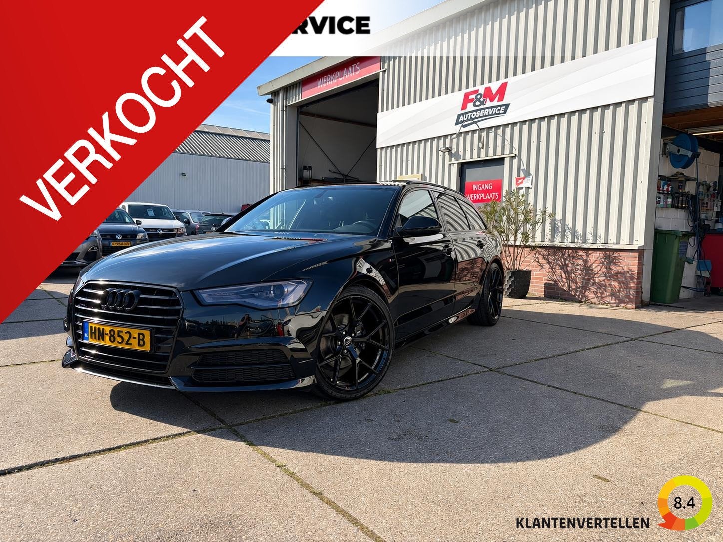 Audi A6 Avant 1.8 TFSI ultra Sport Edition Clima, cruise, pd, Leder en Stof, Zwart, Origineel Nederlands, Stationwagon