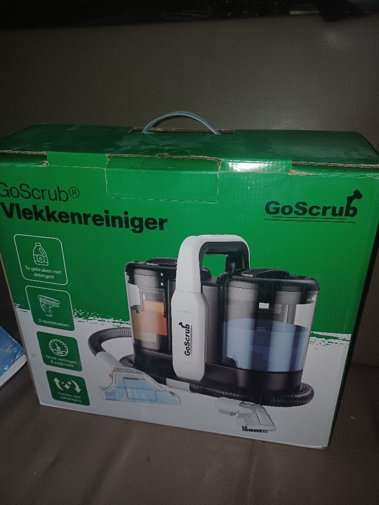 GoScrub Vlekkenreiniger - Nieuw in doos, Witgoed en Apparatuur, Ophalen, Nieuw, Stoomreiniger