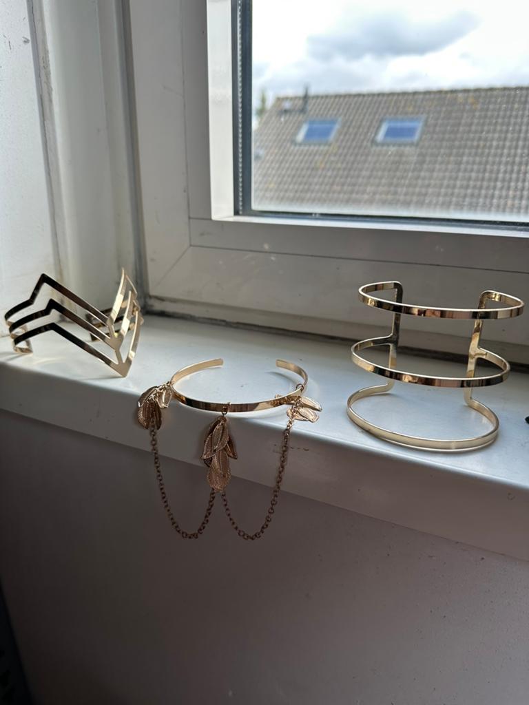 Arm cuffs, Sieraden, Tassen en Uiterlijk, Ophalen of Verzenden, Nieuw, Goud, Goud