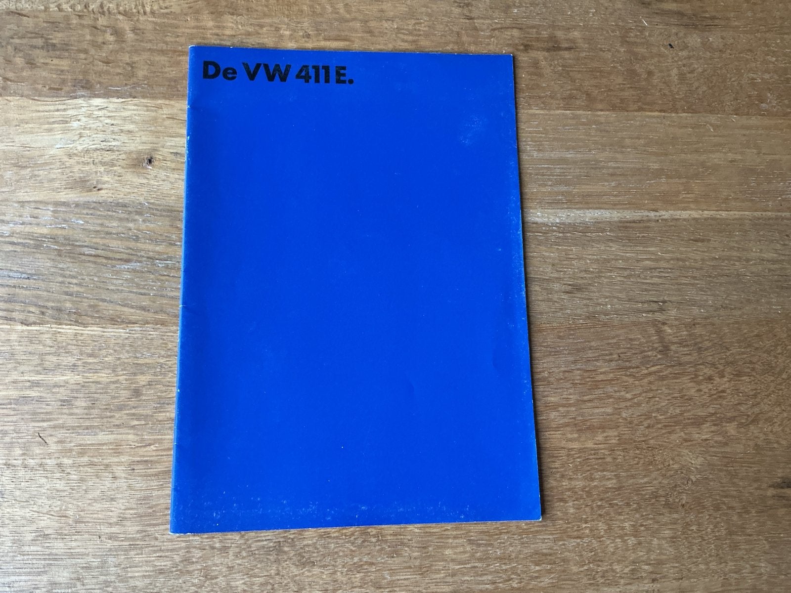 Volkswagen VW 411E Brochure - Origineel uit 1970, Ophalen of Verzenden, Gelezen, Volkswagen
