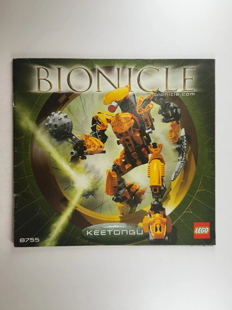 LEGO Bionicle 8755 (Instructions) for Set 8755 Keetongu, Gebruikt, Bionicle, Lego, Overige typen