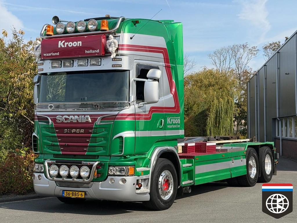 Scania R620 25 T HOOKLIFT / HOLLAND TRUCK / HOOK-CRANE HYDRA, Automaat, Euro 5, Stoelverwarming, Leder