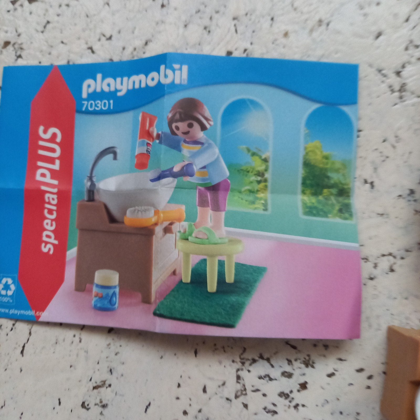 Playmobil Special Plus 70301 Meisje in Badkamer, Complete set, Special plus, Ophalen of Verzenden, Zo goed als nieuw