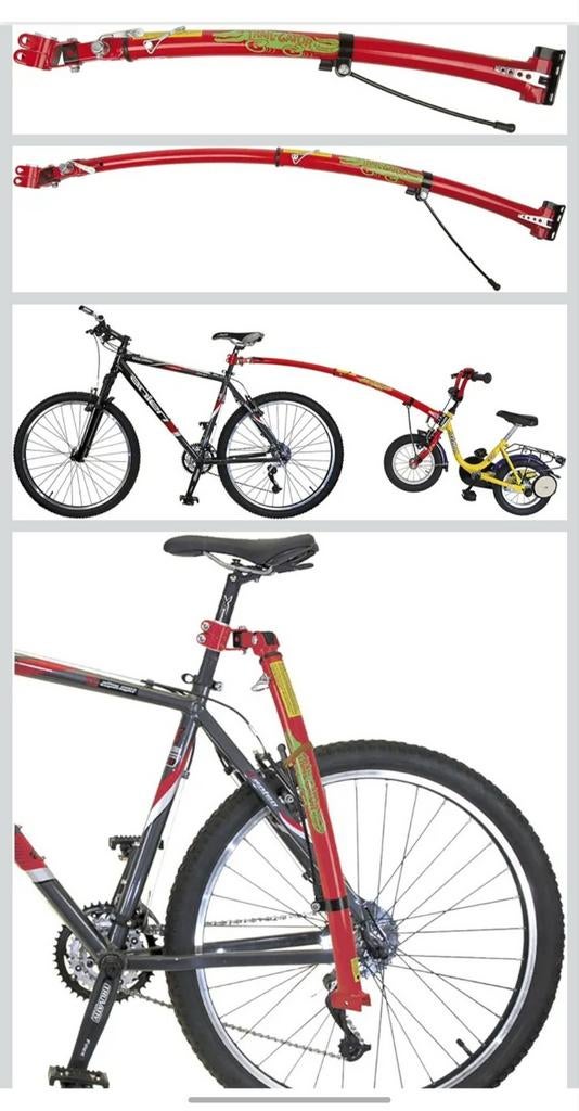 Tandemtrekhaak voor kinderfiets 12-20 inch - snel en veilig, Ophalen of Verzenden
