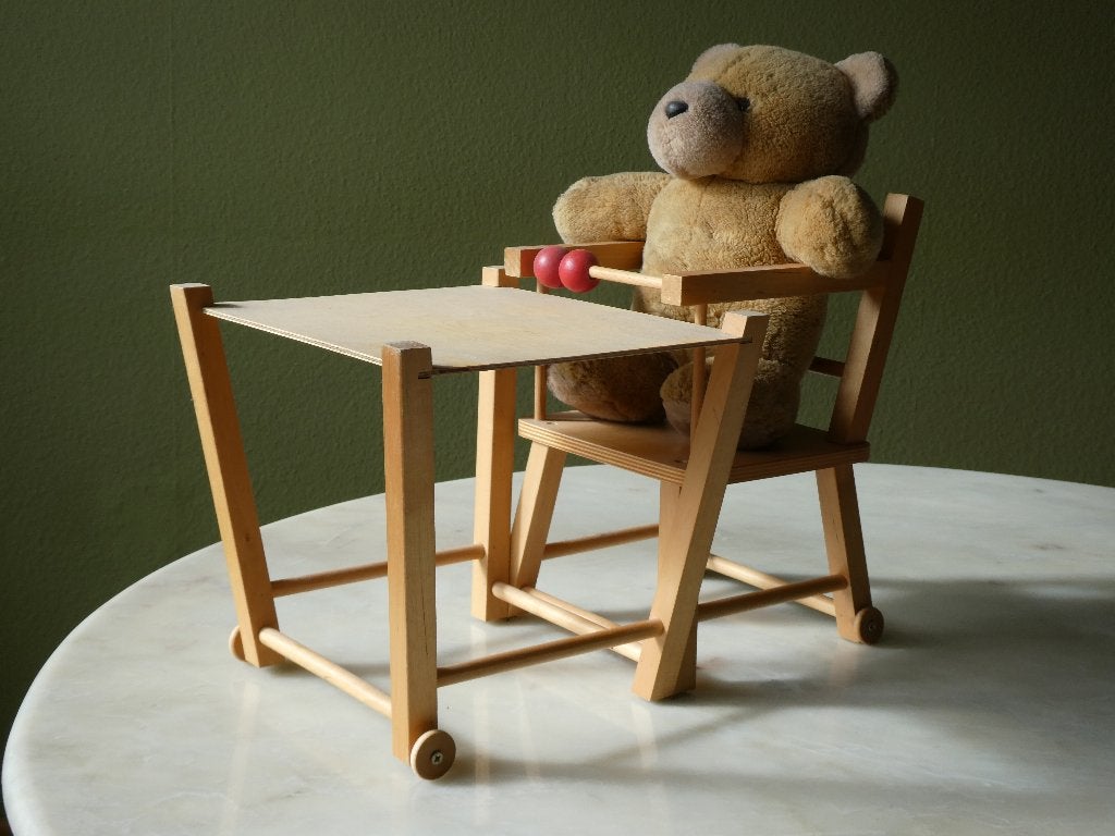 Houten kinderstoel om te bouwen tot tafel met stoel, Ophalen of Verzenden, Gebruikt, Overige typen