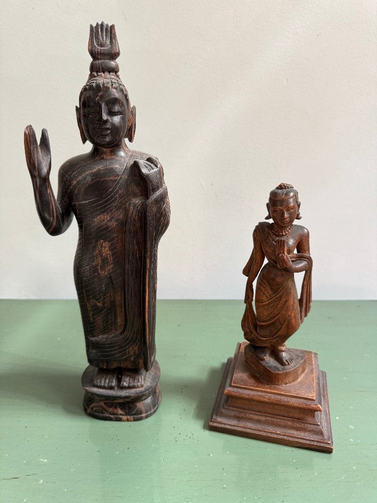 Houten Buddha beeldjes, Ophalen of Verzenden, Zo goed als nieuw, Dier