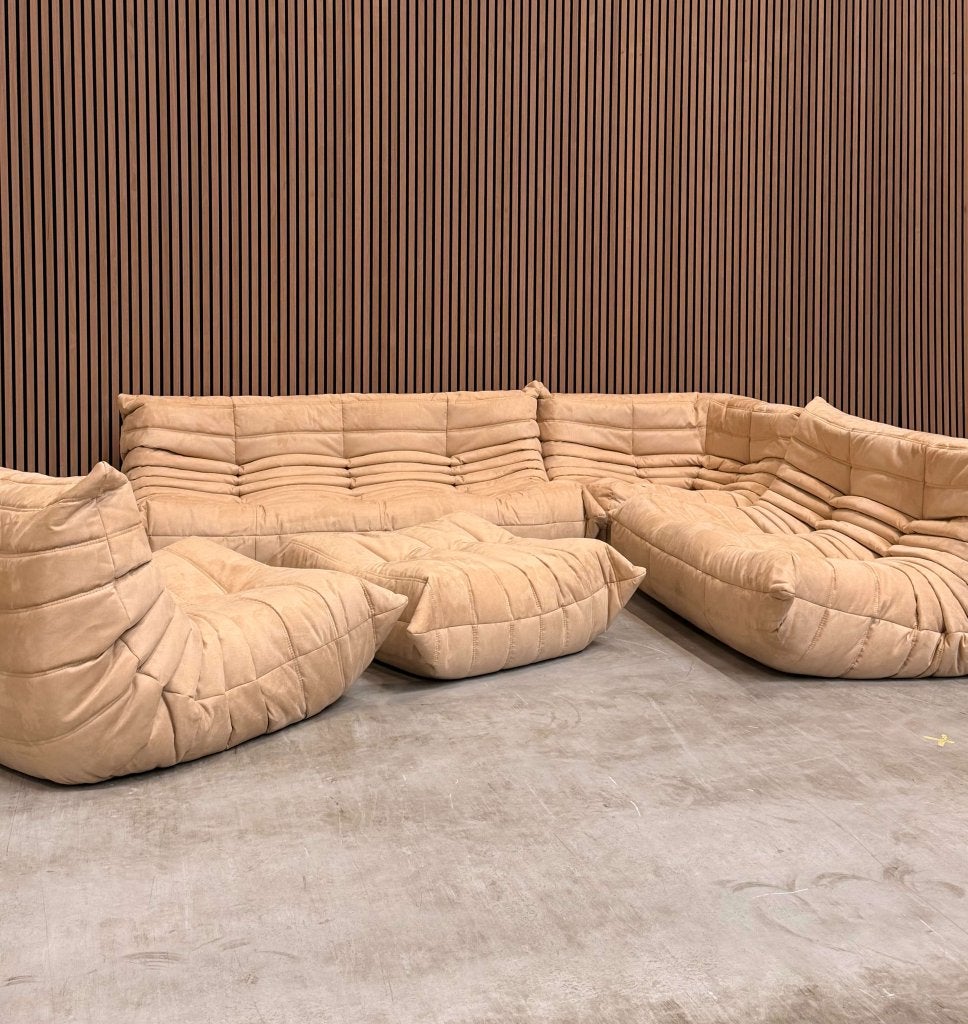 Ligne Roset Togo Modulaire Set | Sand Alcantara
