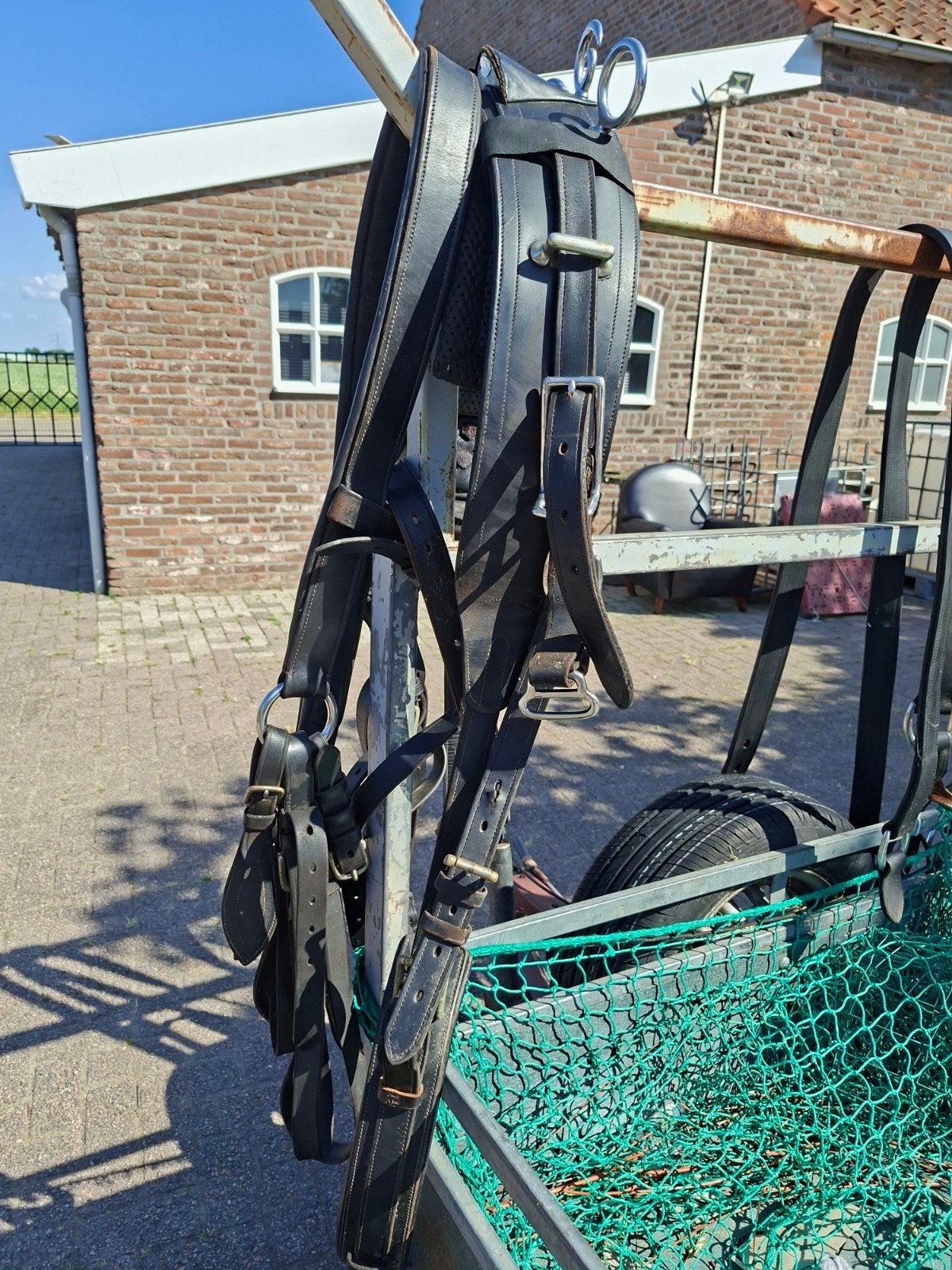 Enkelspan tuig, Ophalen