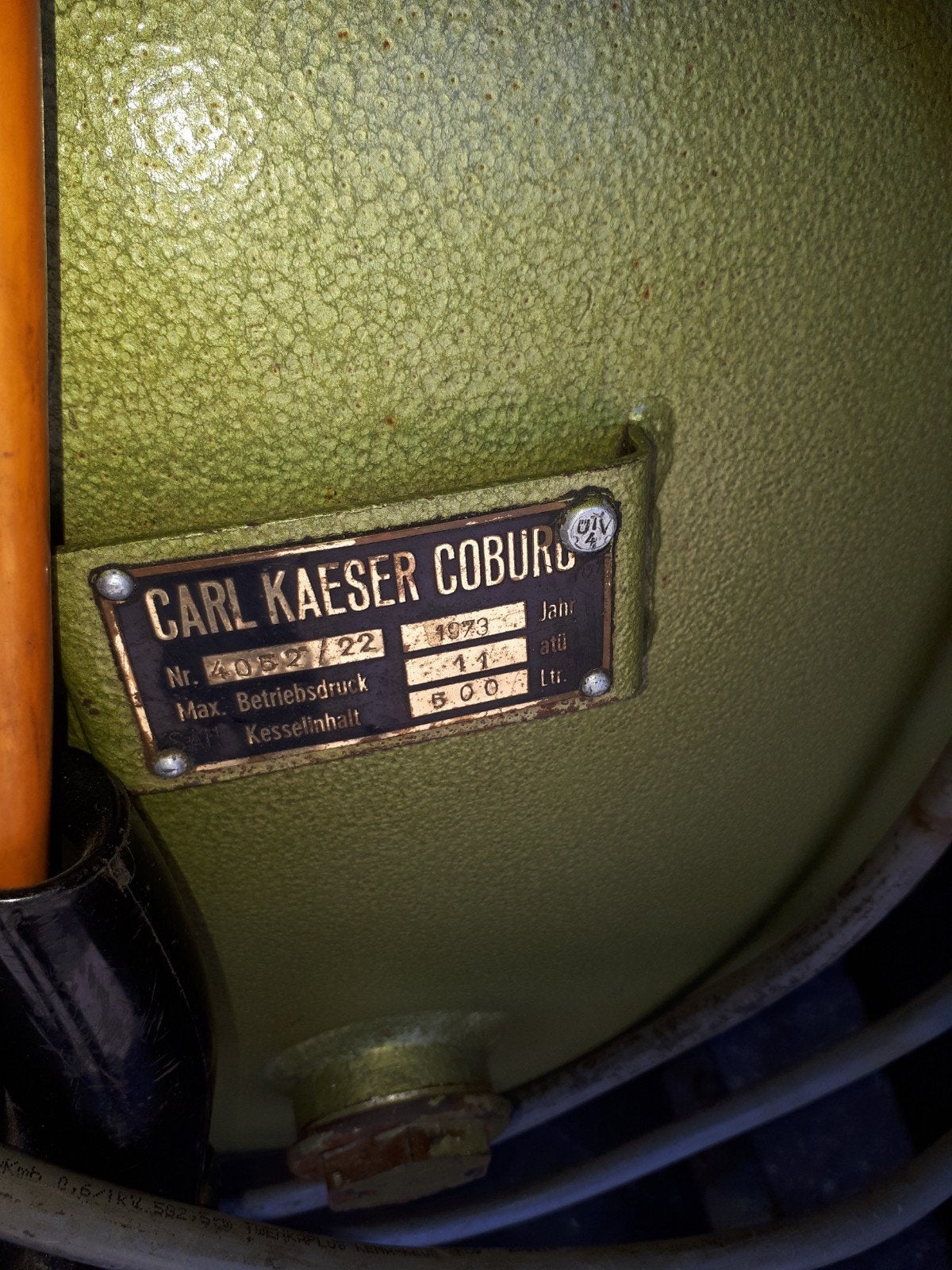 te koop compressor Mark kaeser 600 liter druk 1200 per, Ophalen