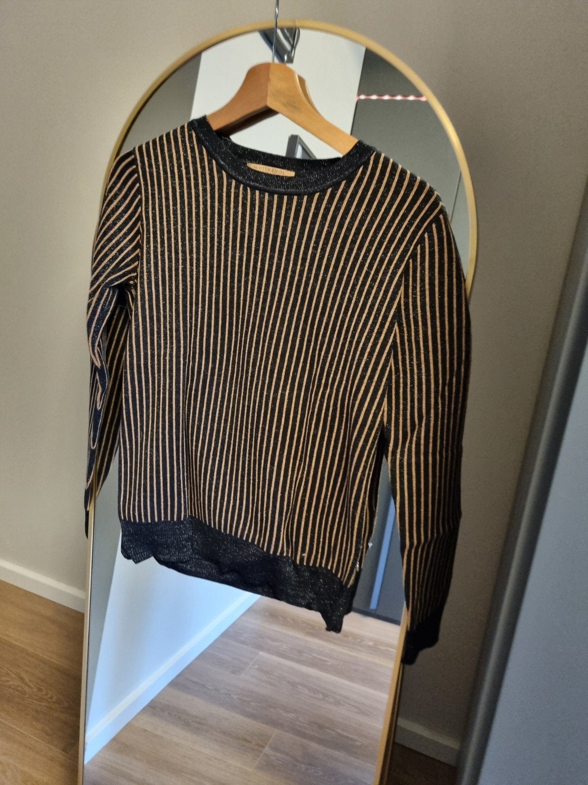 Trui Scotch en Soda met glitter,  blauw/goud. Maat S, Kleding | Dames, Blauw, Scotch & Soda, Ophalen of Verzenden, Zo goed als nieuw