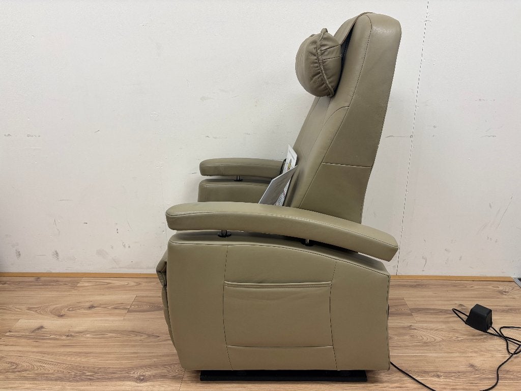 Fitform Vario 570 – Luxe leren sta-opstoel met kantelfunctie, Ophalen of Verzenden, Zo goed als nieuw, Leer, Eén