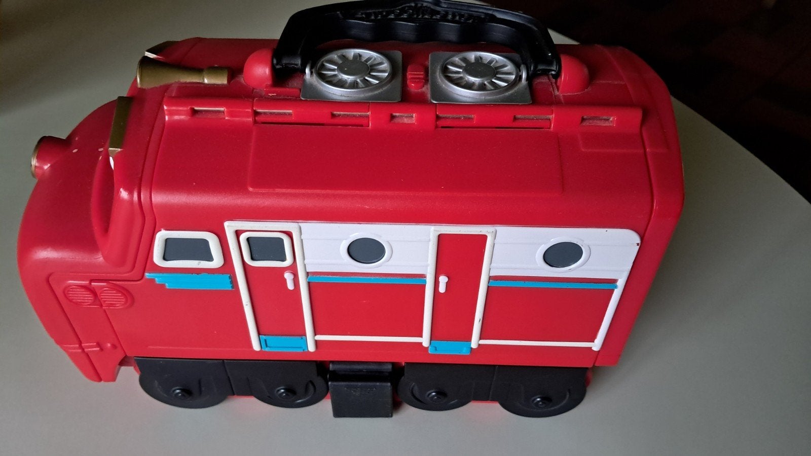 Chuggington Bewaardoos voor Speelgoedtreintjes/Autootjes, Ophalen of Verzenden, Gebruikt