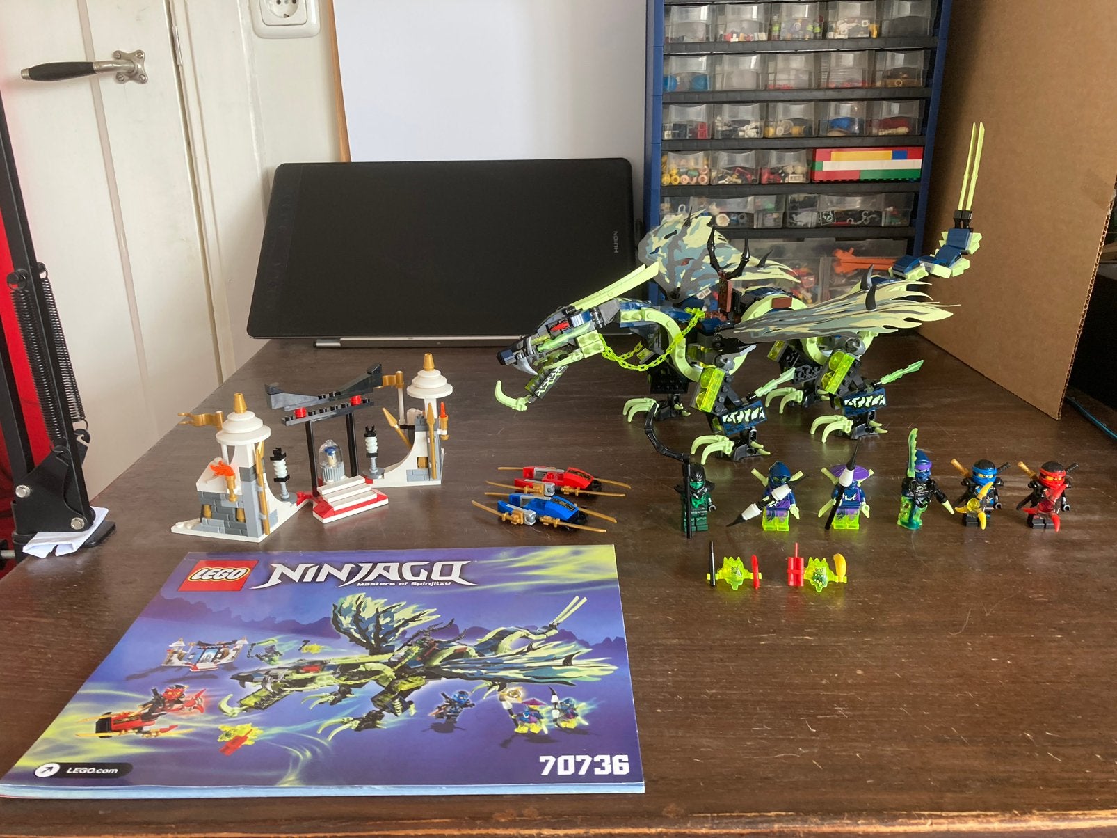 LEGO Ninjago 70736 Attack of the Morro Dragon (Compleet), Gebruikt, Lego, Ophalen of Verzenden, Ninjago
