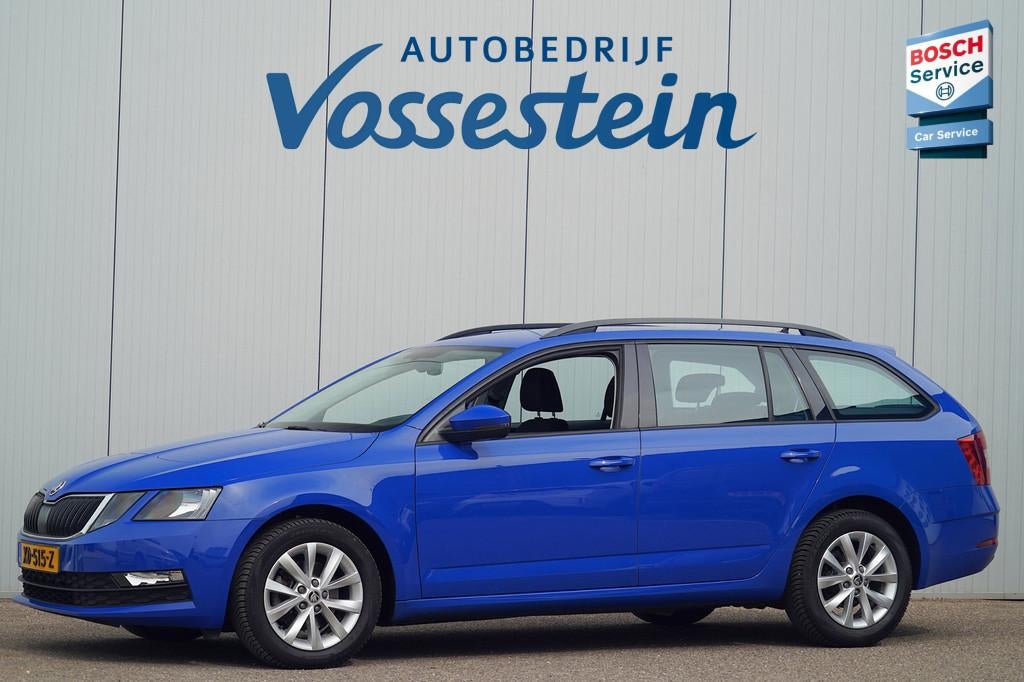 Skoda Octavia Combi 1.0 TSI Greentech Ambition Business / NL, Auto's, Skoda, Stof, Gebruikt, Blauw, 116 pk