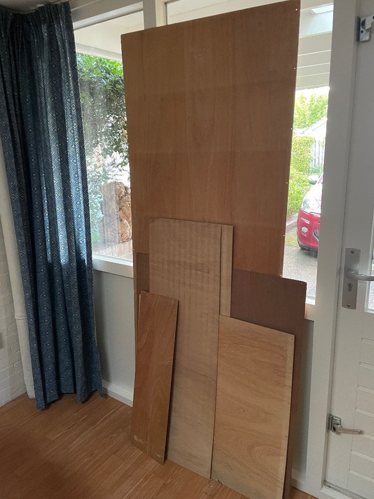 Gratis hout dunne platen / achterwanden Lundia, Ophalen, Gebruikt, Multiplex, Minder dan 20 mm