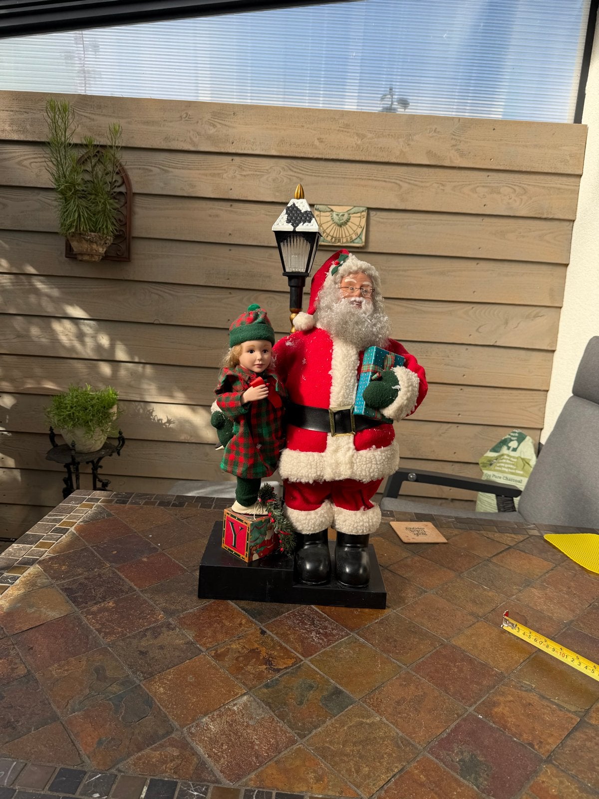 Vintage bewegende kerstman., Diversen, Ophalen of Verzenden, Gebruikt