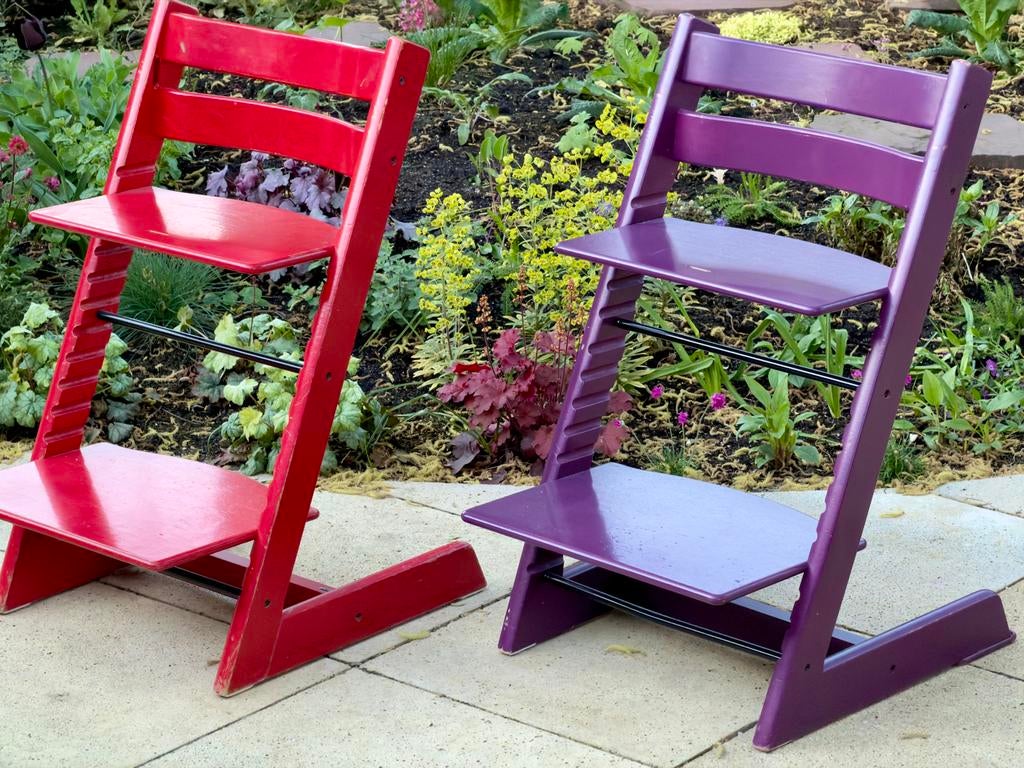 2x Stokke Tripp Trapp Kinderstoel, Kinderen en Baby's, Kinderstoelen, Gebruikt, Meegroeistoel, Ophalen