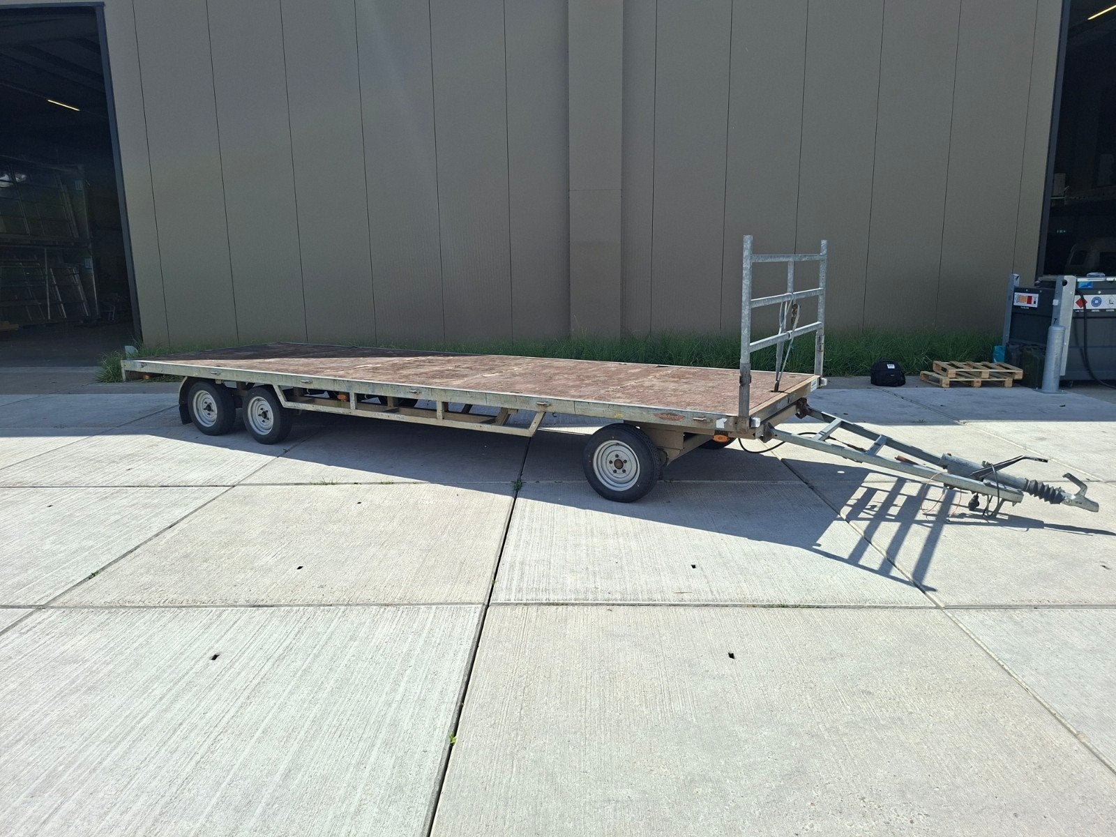 Gebruikte Titan schamelwagen 3500kg, 1.85x6.10m, Ophalen, Gebruikt