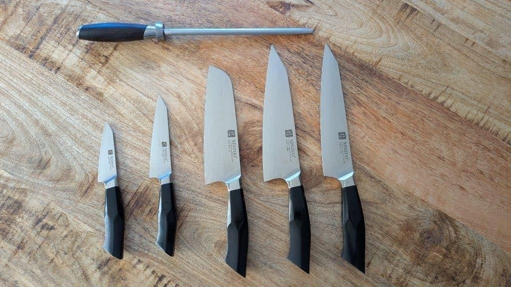 XinZuo Damascus messenset 7-delig - B32 Feng series, Overige typen, Ophalen of Verzenden, Zo goed als nieuw, Zwart