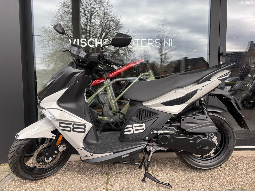 Kymco New Super 8 R | Nardo Grey | 45km | OP VOORRAAD!, Onbekend, Nieuw, Ophalen of Verzenden, Onbekend