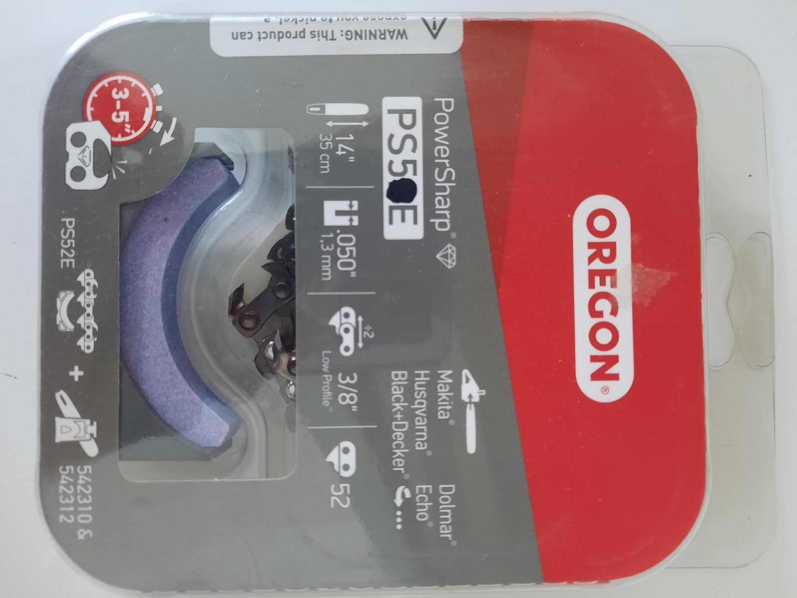 Oregon PowerSharp PS52E zaagketting en slijpsteen nieuw, Ophalen of Verzenden, Nieuw