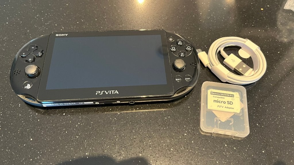 Playstation Vita Slim 2000 PSVita PS Vita WiFi zwart. Japans, 1 speler, Ophalen of Verzenden, Zo goed als nieuw