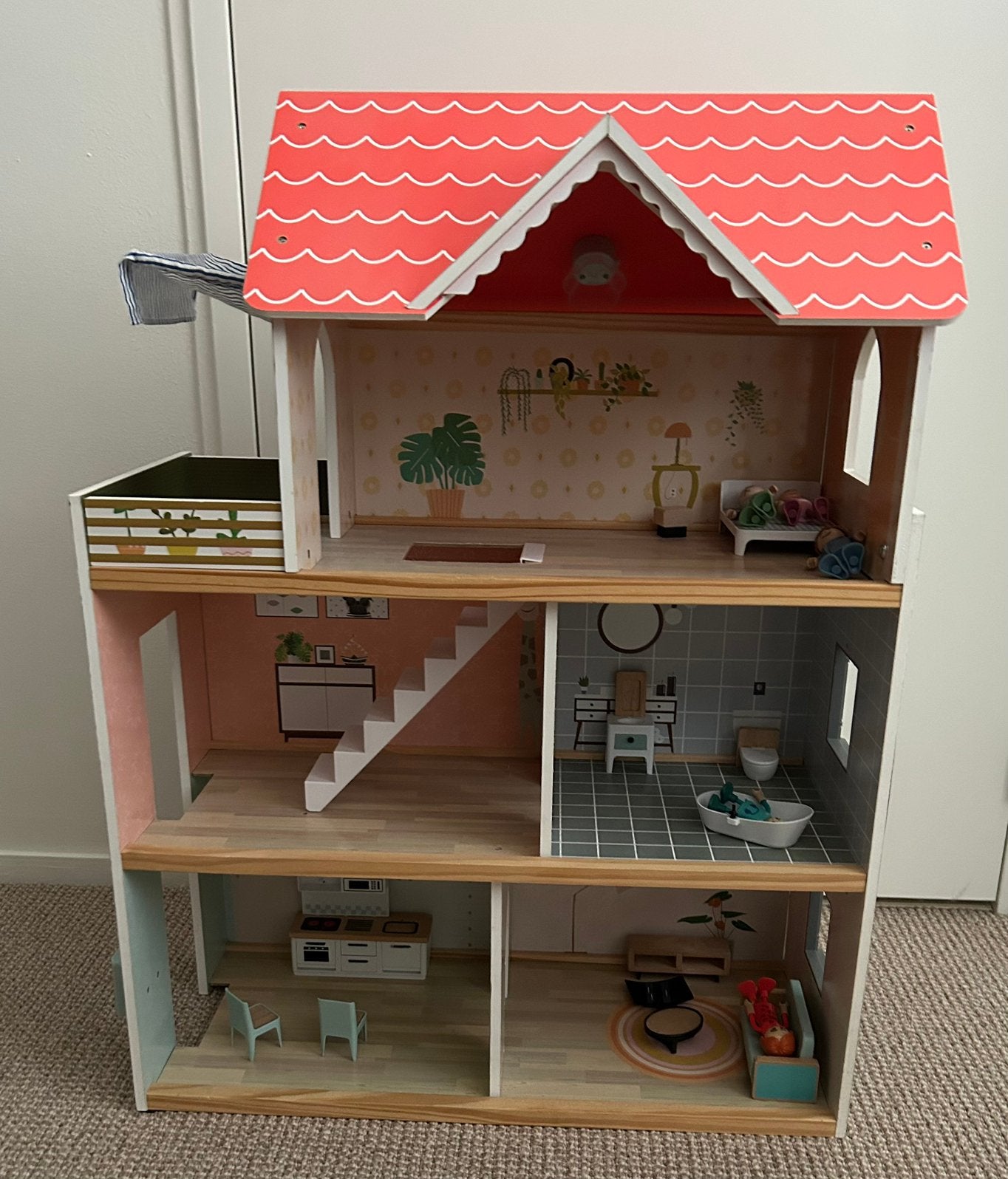 Poppenhuis, Kinderen en Baby's, Speelgoed | Poppenhuizen, Ophalen, Gebruikt, Poppenhuis