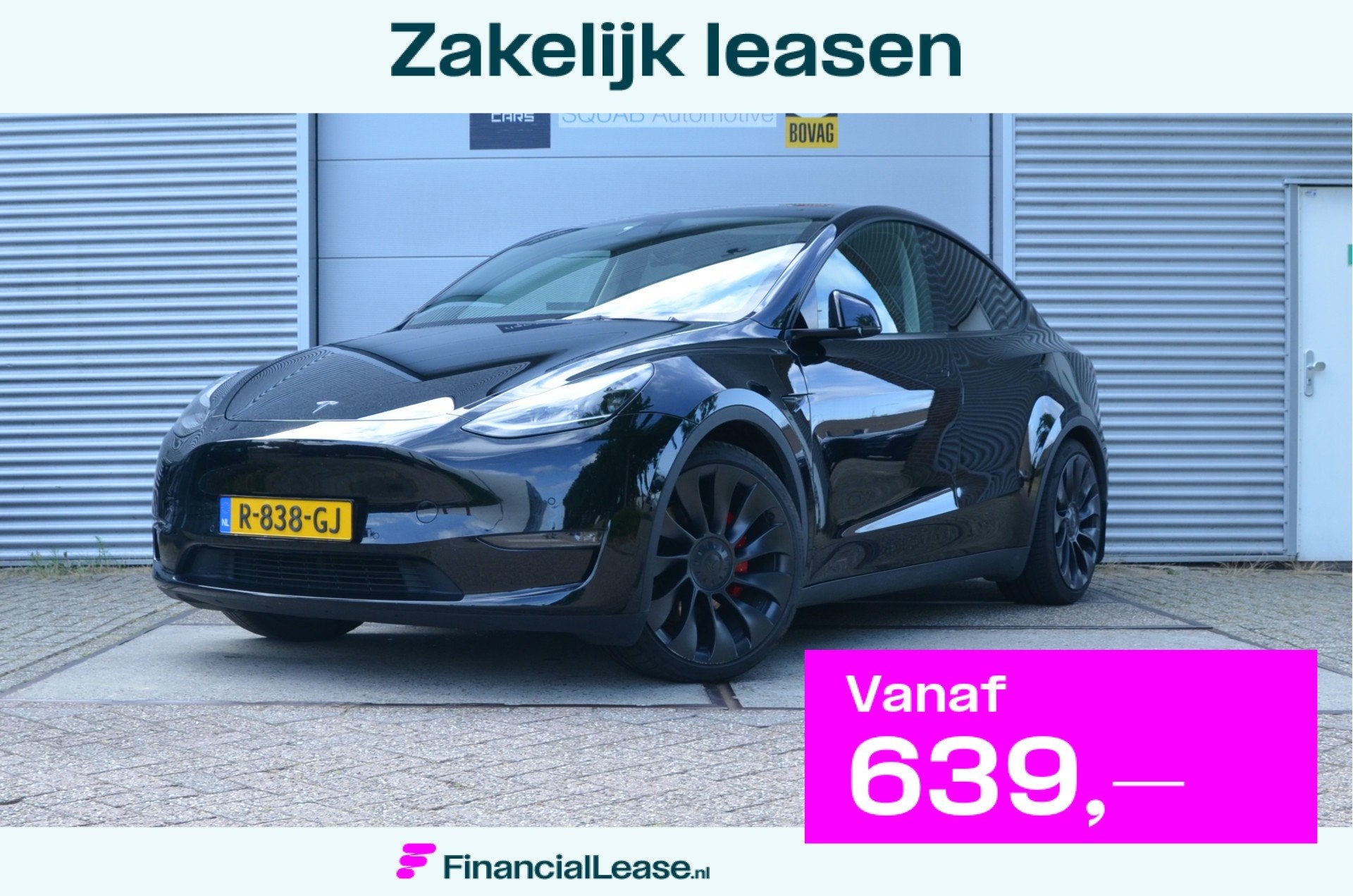 Tesla Model Y Performance AWD 75 kWh Trekhaak (1.600kg), Enh, Automaat, Zwart, Zwart, 1600 kg