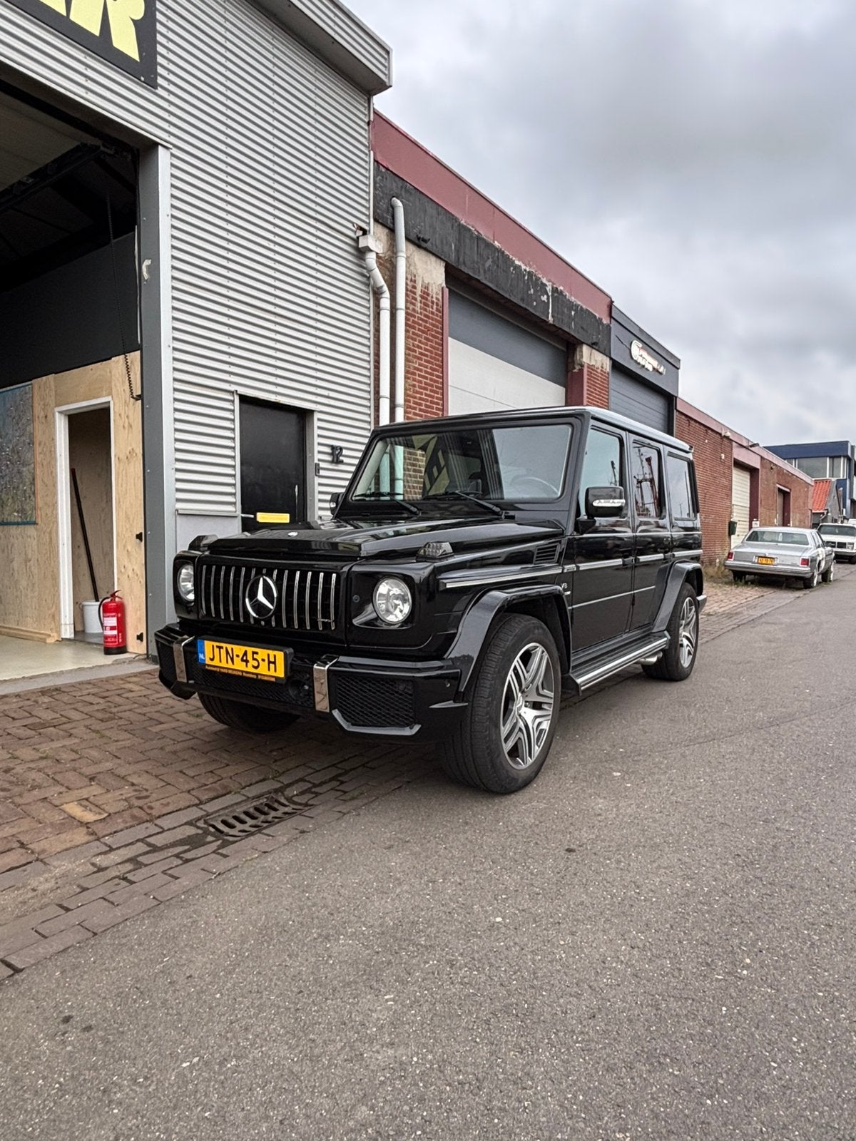 mercedes-benz G55 amg kompressor getoonde prijs ex btw, Auto's, Mercedes-Benz, Automaat, G-Klasse, Stoelverwarming, Zwart