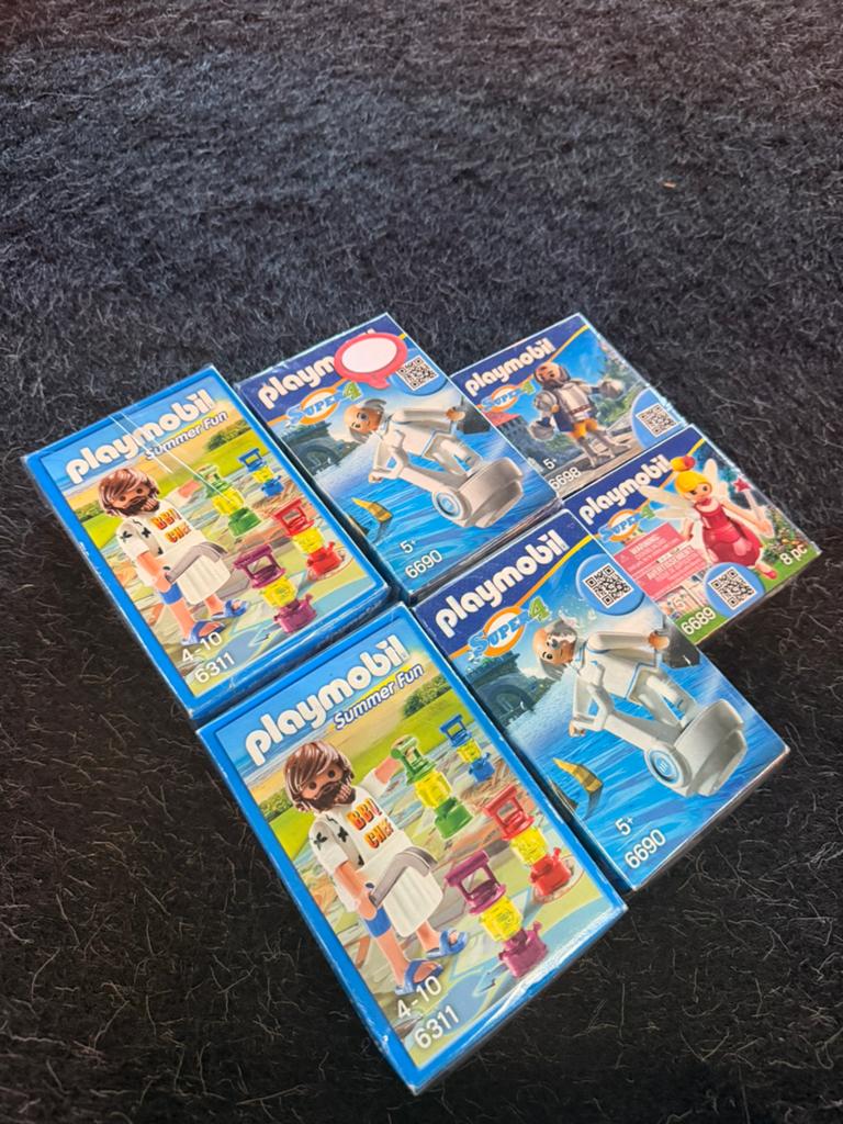 Nieuwe Playmobil 6 doosjes ongebruikt, 1 speler, Ophalen of Verzenden, Zo goed als nieuw, Vanaf 3 jaar