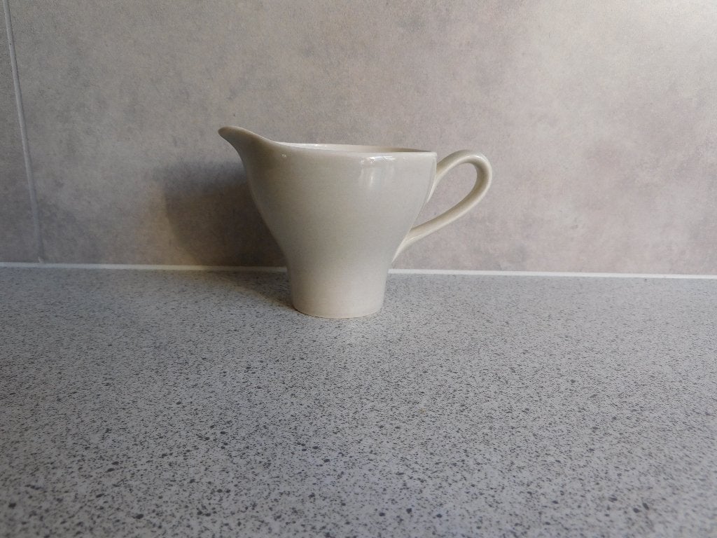 Melkkan Beige Plateelbakkerij Zuid Holland Gouda, Antiek en Kunst, Ophalen of Verzenden