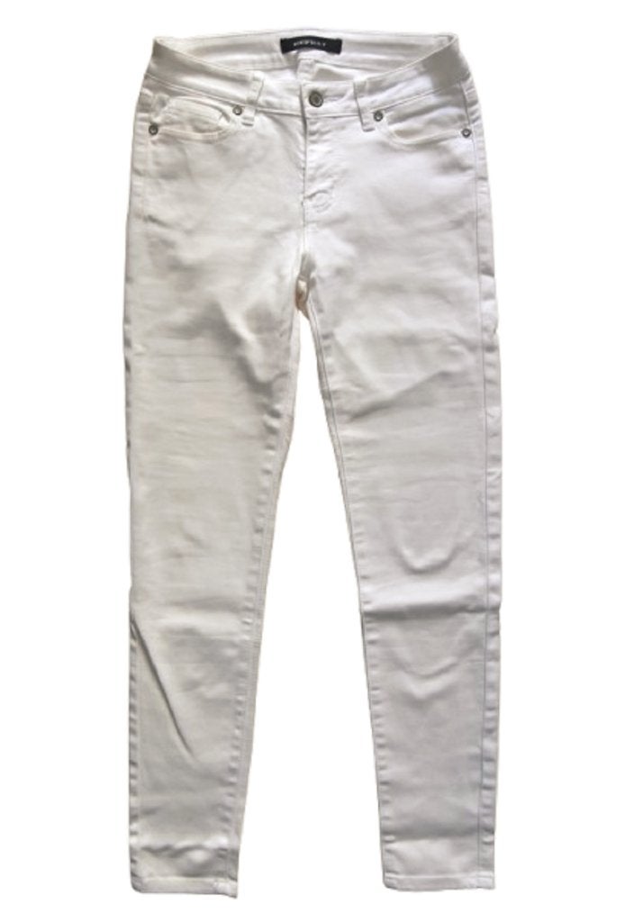 Repeat jeans, spijkerbroek, slim, wit, Mt. S, Repeat, Verzenden, Wit, Zo goed als nieuw