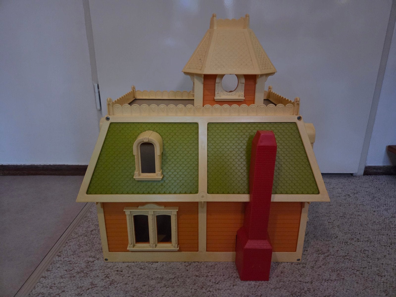 Mattel  1980 The Littles Doll House, poppetjes en meubels, Verzamelen, Ophalen, Gebruikt, Poppenhuis