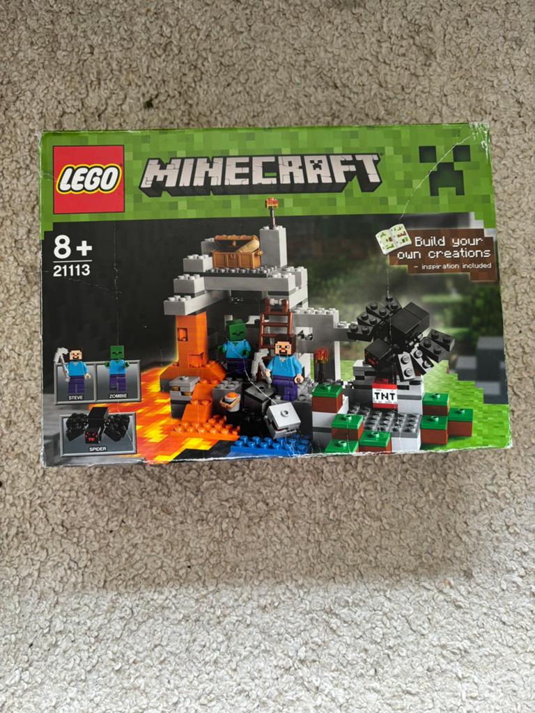 LEGO Minecraft 21113 – The Cave, Gebruikt, Lego Primo, Minecraft, Ophalen of Verzenden