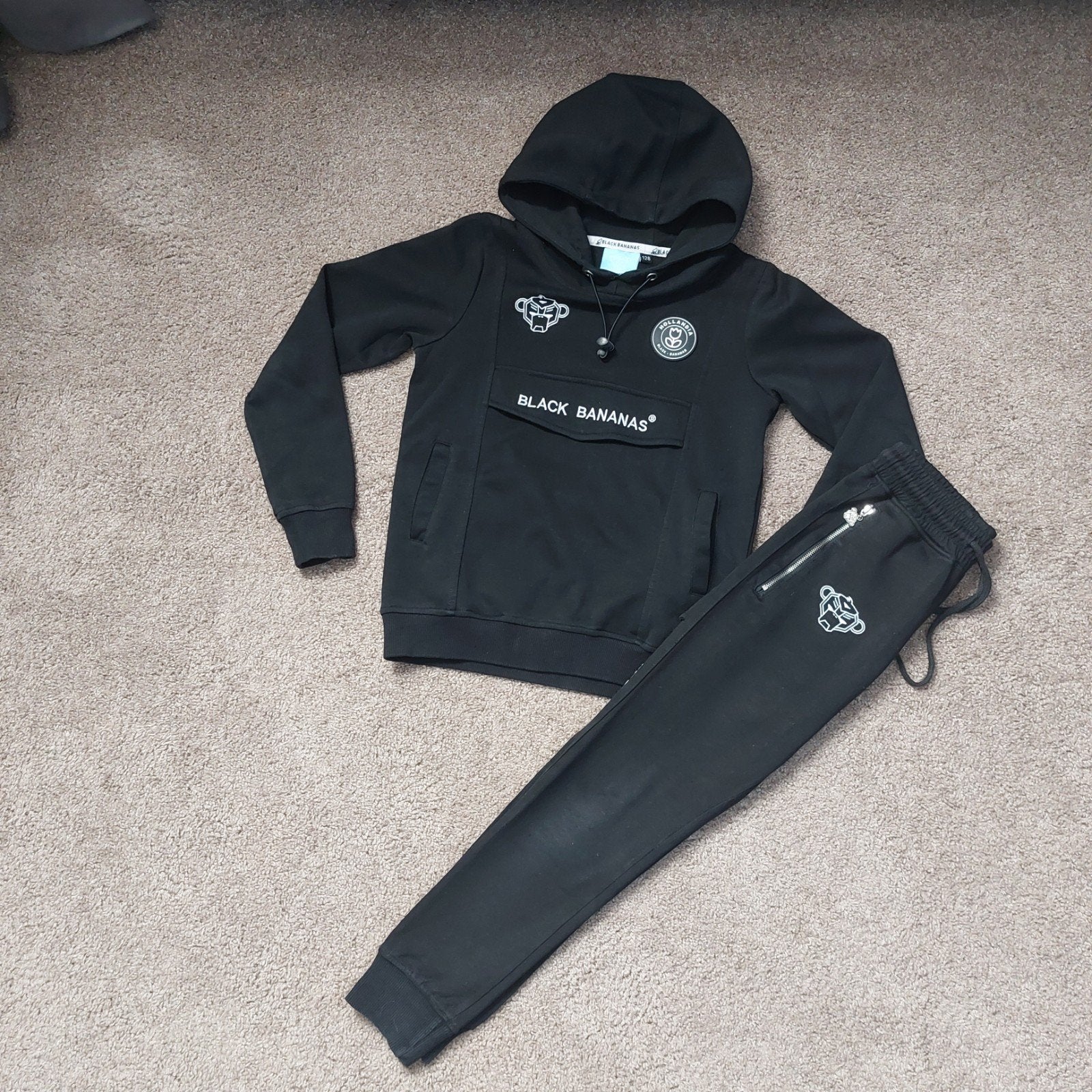 Black Bananas joggingpak maat 128, Gebruikt, Jongen of Meisje, Ophalen of Verzenden, Setje