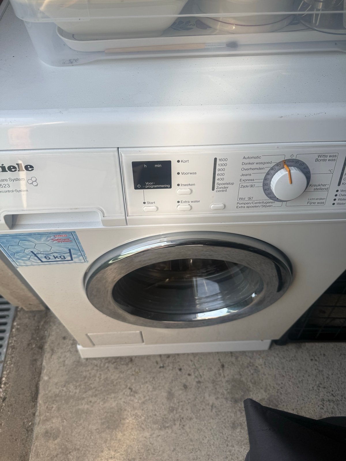Miele wasmachine - perfect werkend, lagers defect, Witgoed en Apparatuur, Ophalen, 6 tot 8 kg, 1600 toeren of meer, Voorlader