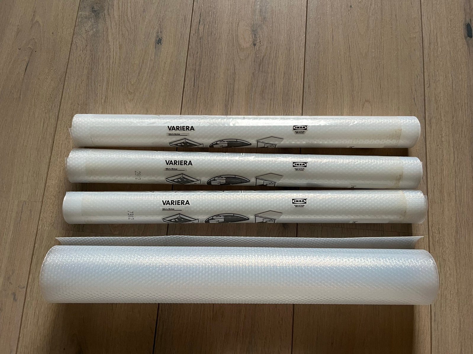 NIEUW 3,5 rol IKEA Variera ladefolie transparant nopjes, Ophalen, Nieuw, Kunststof, IKEA