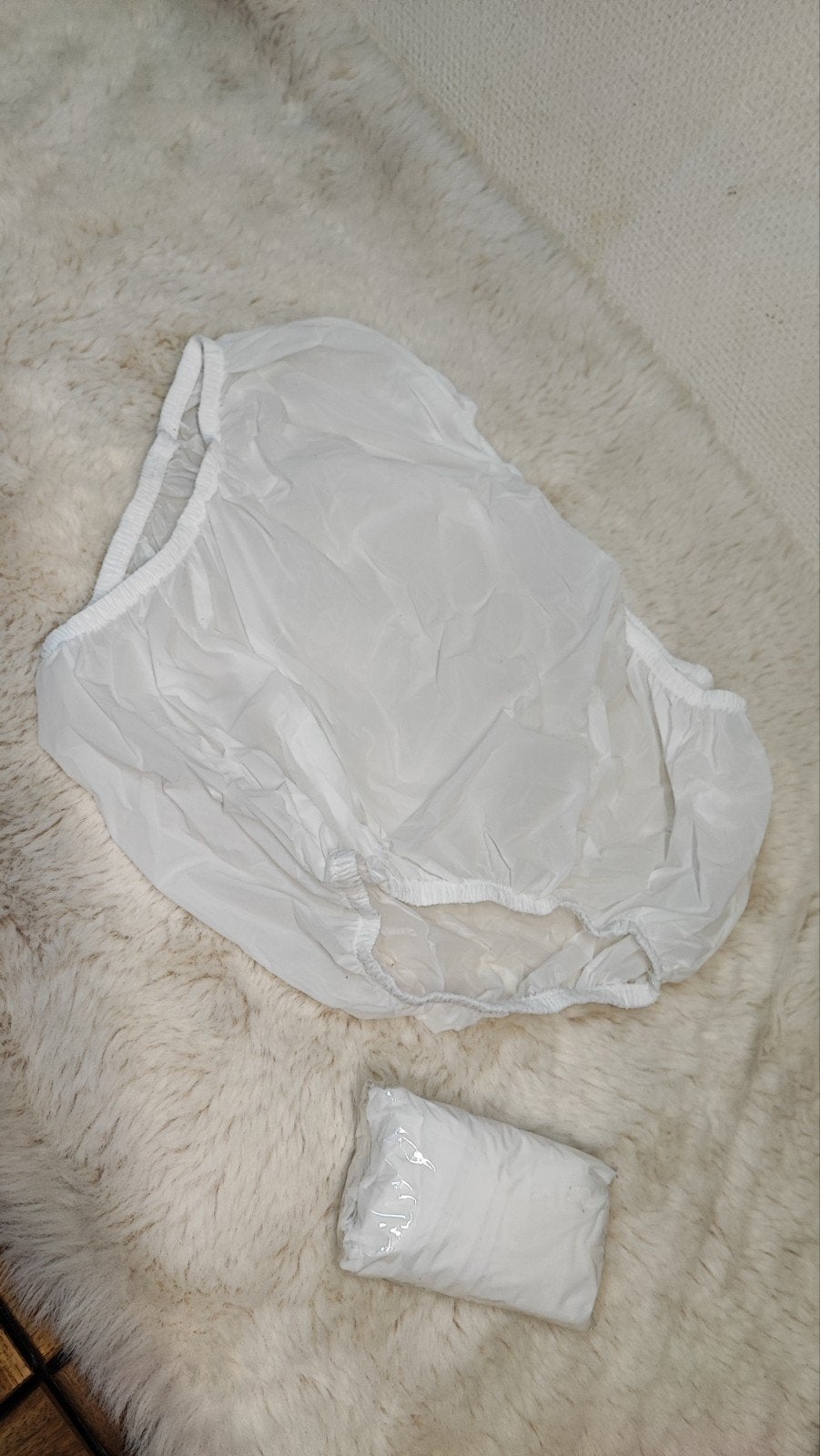 te koop witte plastic abdl luier broekje wasbaar, Verzenden, Nieuw