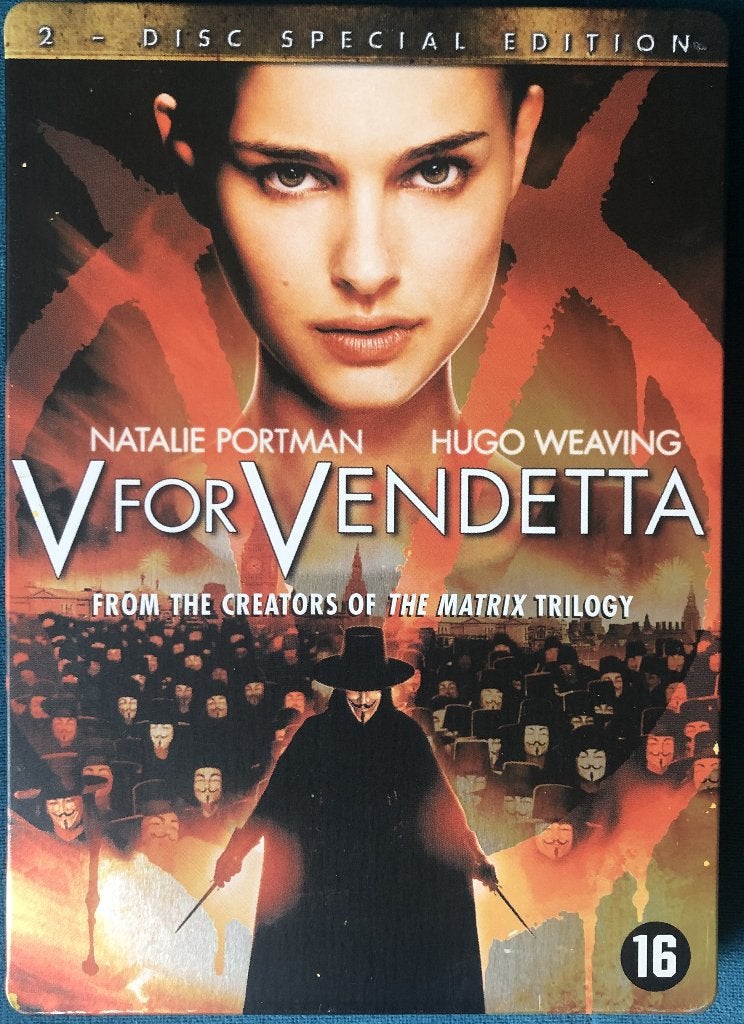 V for Vendetta 2 disc Special Edition, Gebruikt, Vanaf 16 jaar, Verzenden, Actiethriller