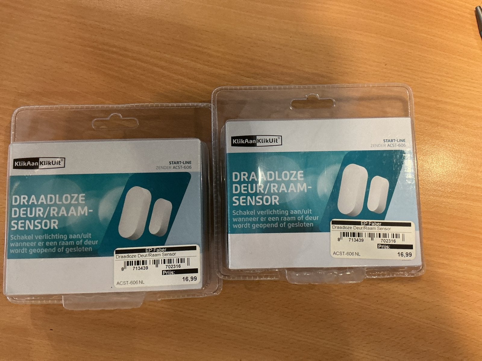 KlikAanKlikUit Draadloze Deur-/Raamsensor - Nieuw, Ophalen of Verzenden, Nieuw