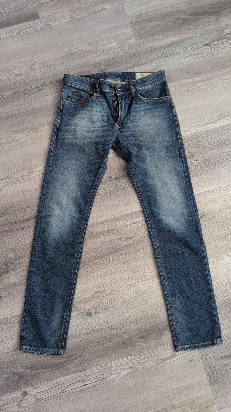 Diesel Thommer Slim Skinny Jeans W30 L32, Kleding | Heren, Spijkerbroeken en Jeans, Ophalen, Zo goed als nieuw, Blauw, W32 (confectie 46) of kleiner