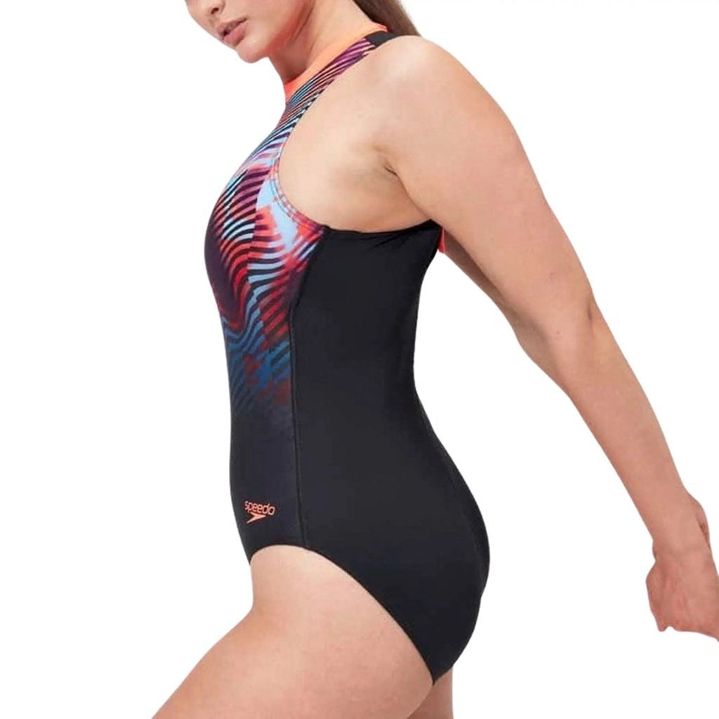 Speedo Endurance Digital Placement Hydrasuit, maat 42, ZGAN, Badpak, Speedo, Zo goed als nieuw, Meerkleurig