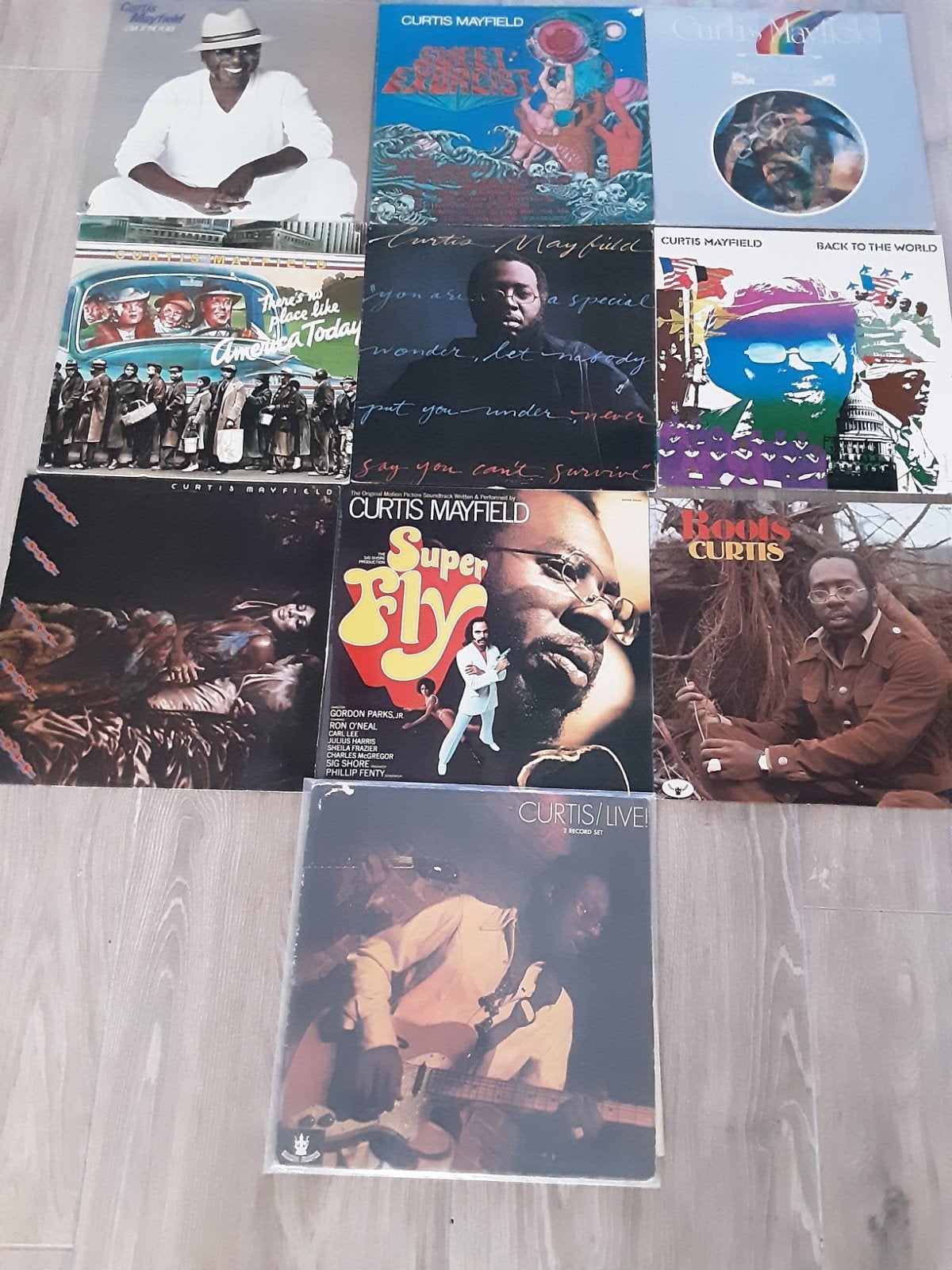 CURTIS MAYFIELD VERZAMELING., Ophalen of Verzenden, LP