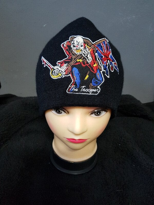 Dikke muts, the trooper, mutsen, rock, skull, clown, mutsen, Ophalen of Verzenden, Nieuw, Overige maten, Muts