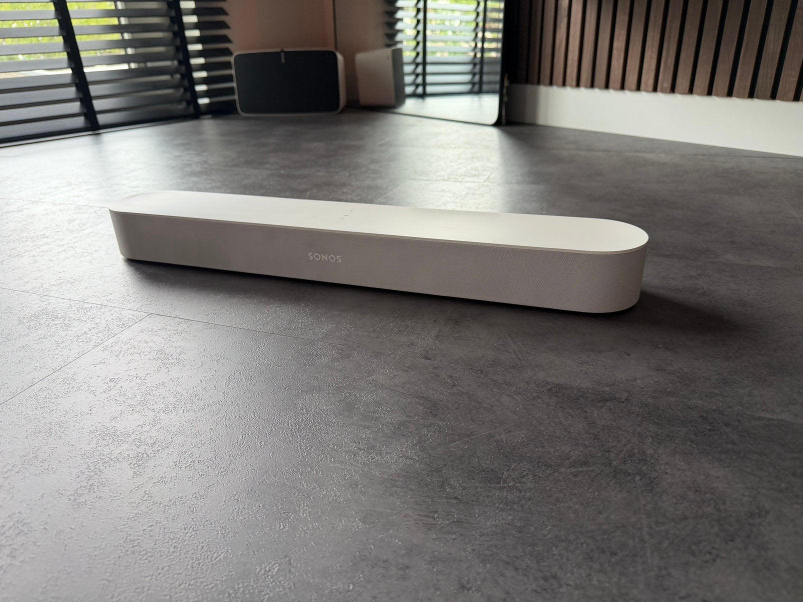 Sonos Beam Gen 1 wit, Audio, Tv en Foto, Luidsprekers, Ophalen, Zo goed als nieuw, Sonos