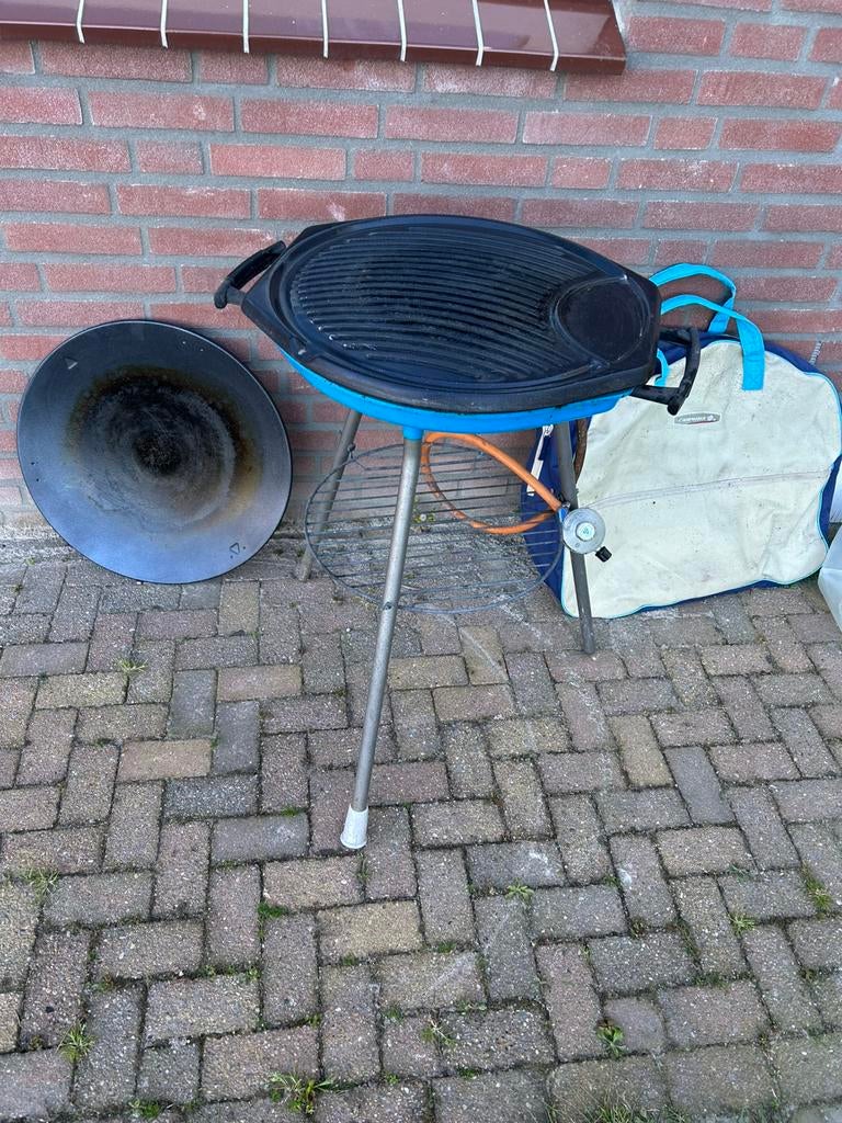 Campinggaz skottelbraai, Ophalen of Verzenden, Gebruikt